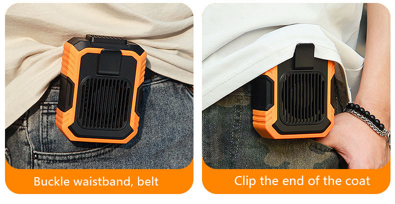 Portable USB Rechargeable Hanging Clip Fan