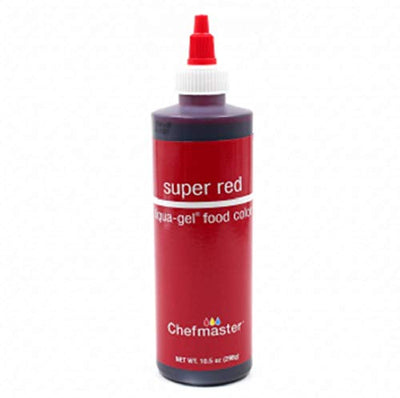Chefmaster Liqua-Gel Food Color, Super Red - 10.5 Ounce