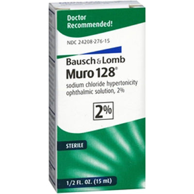 Muro 128 2% Sodium Chloride Ophthalmic Solution Drops - 15 ml