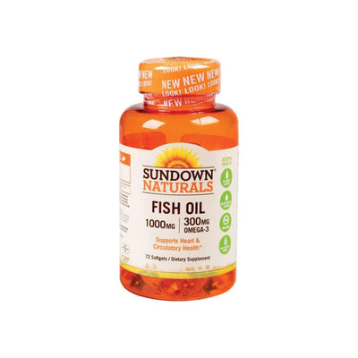 Sundown Naturals Fish Oil 1000 Mg - Premium Quality