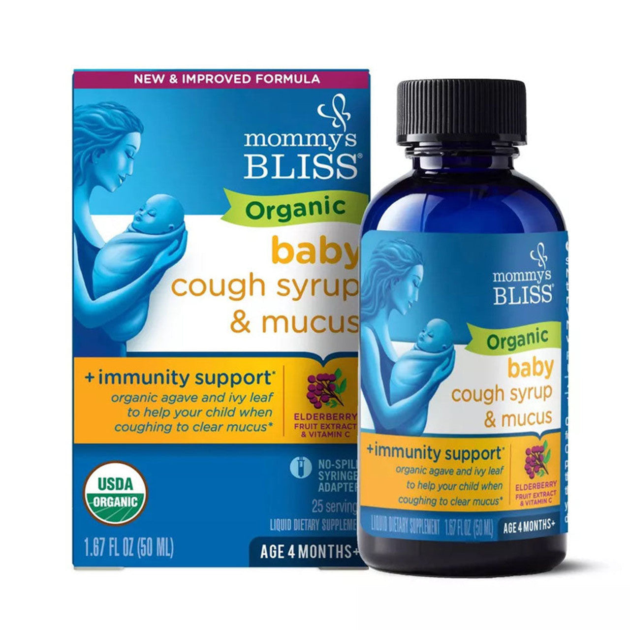 Sirop de Toux et Soulagement de Mucus Bio de Mommy's Bliss