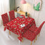 Festive Waterproof Tablecloth with Santa Claus Design