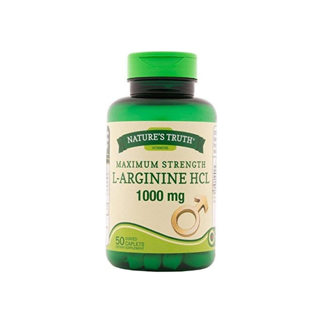 L-Arginine HCL Maximum Force de Nature's Truth, 1000 mg, 50 Comprimés
