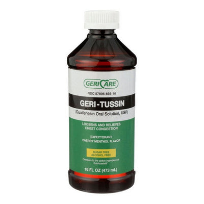 McKesson Cough Relief Geri-Care Liquid 16 Oz