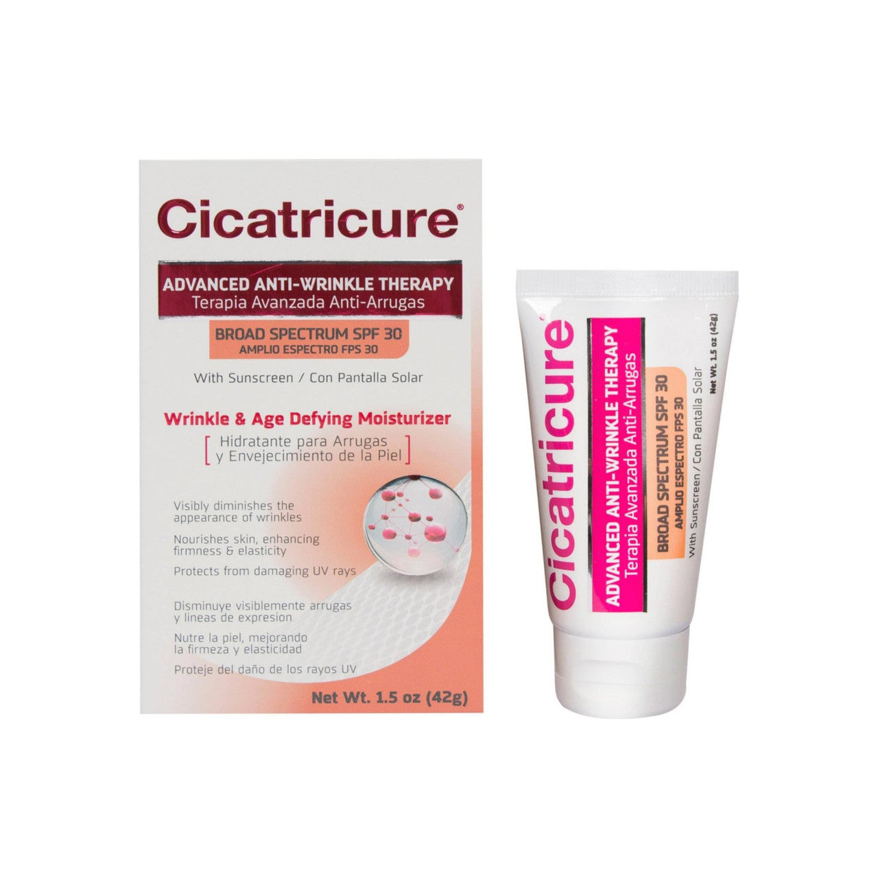 Crème de jour Cicatricure pour le visage - Anti-rides avec SPF 30