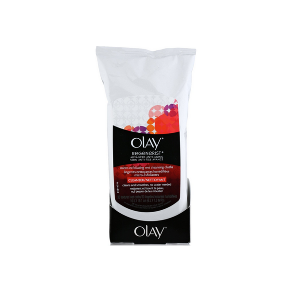 Lingettes nettoyantes humides Olay Advanced Micro-Exfoliating
