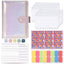 Carnet de budget à anneaux A6 - Cuir PU Macaron