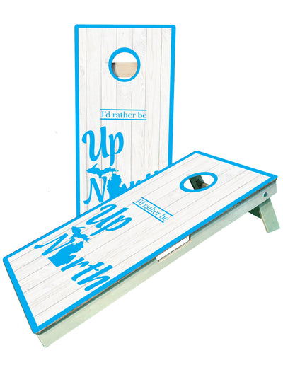Premium Up North Cottage Cornhole Boards - Michigan Made - Korvel