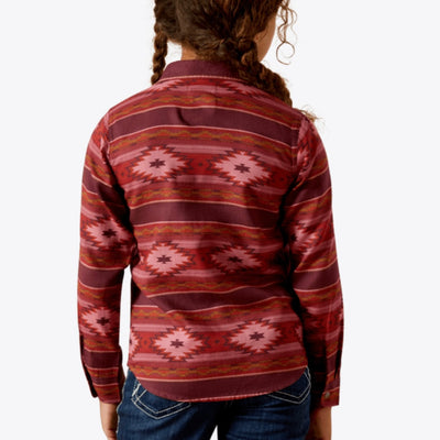Ariat Girls' Southwest Rosa Button-Up Shirt - Korvel