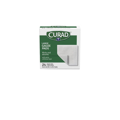 Compresse de gaze Curad Avant - 4 x 4 pouces, stérile et absorbante