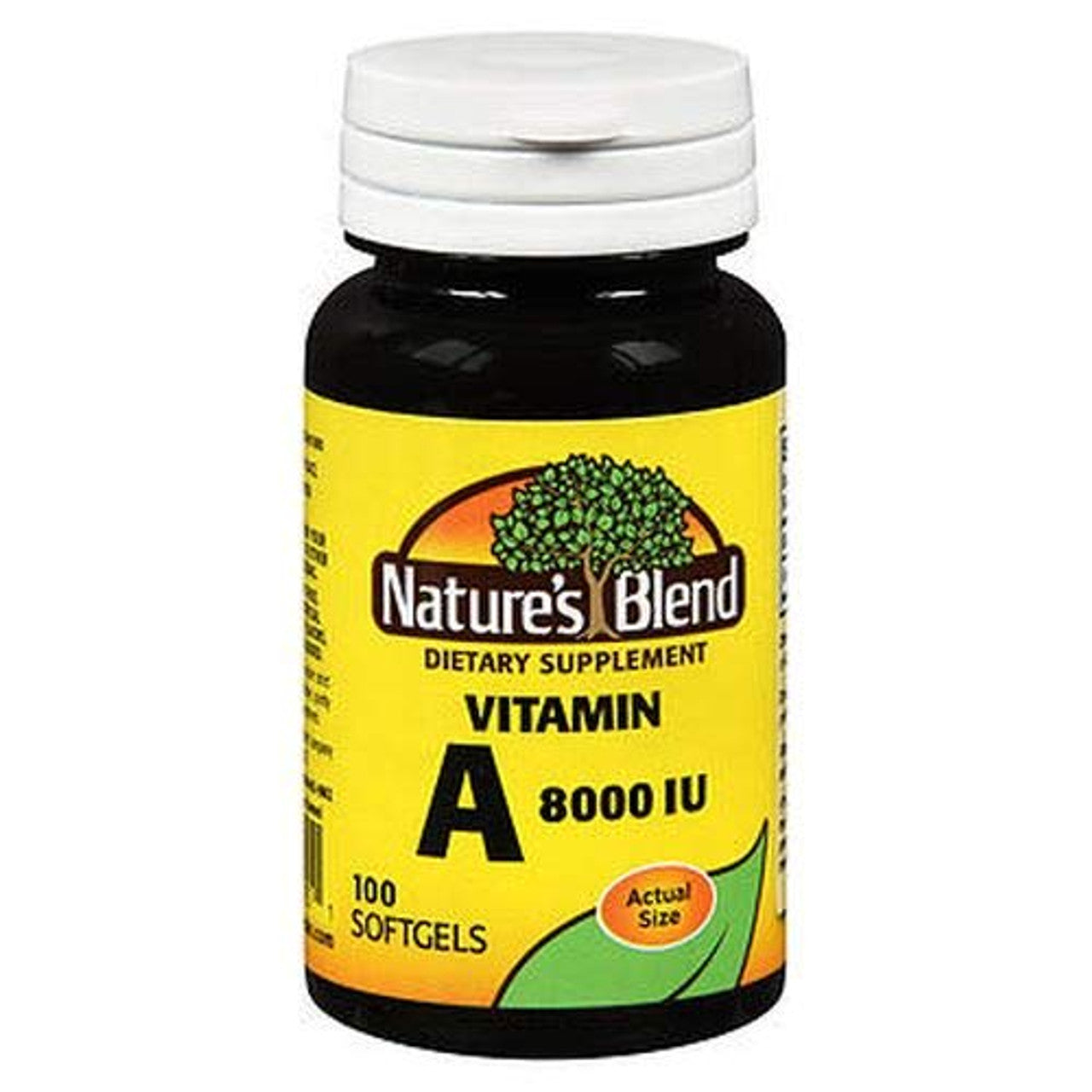 Nature's Blend Vitamin A 8,000 IU – High Potency Essential Nutrition
