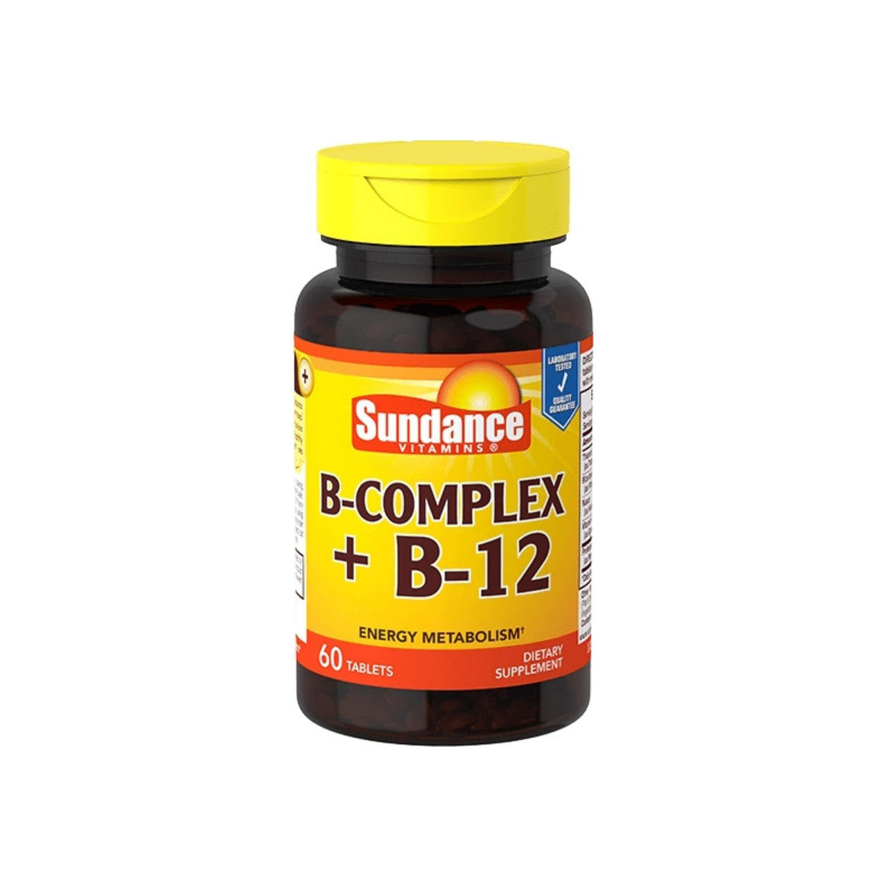Sundance Vitamins B-Complex + B-12, 60 Tabletas