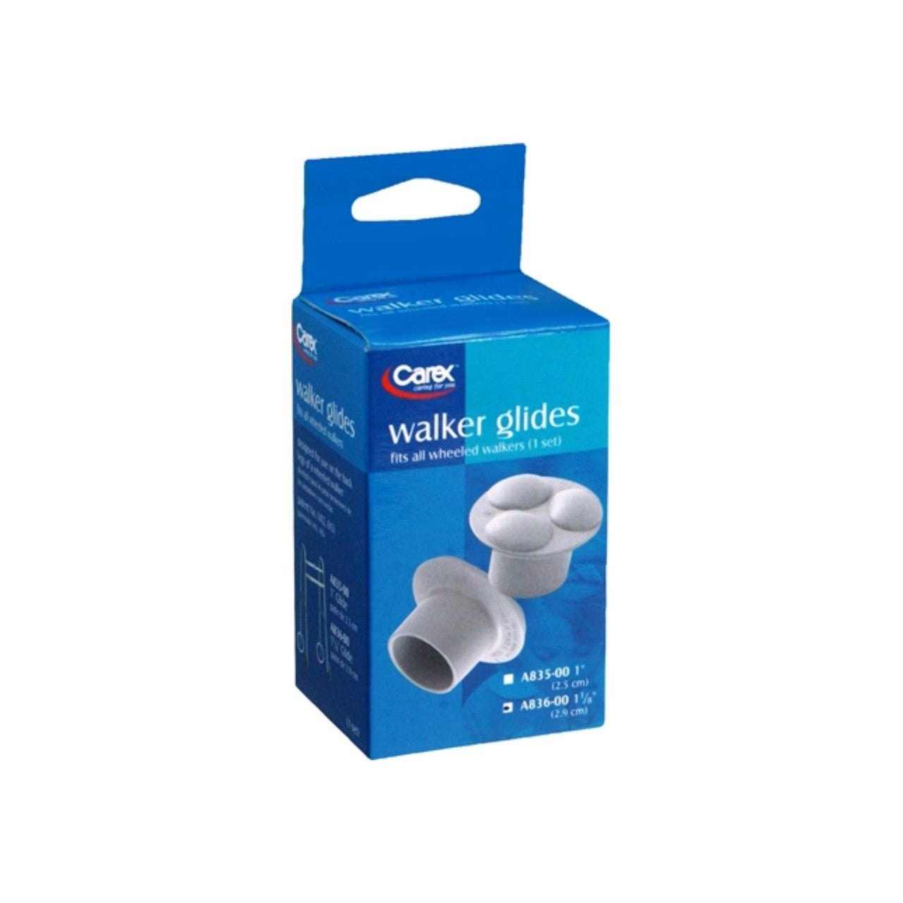 Carex Walker Glides – Universal Fit – 1 Pair