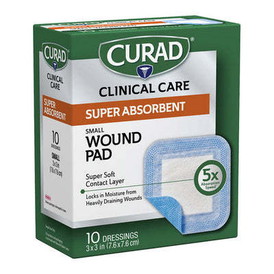 Tampon de plaie super absorbant Curad - Petit
