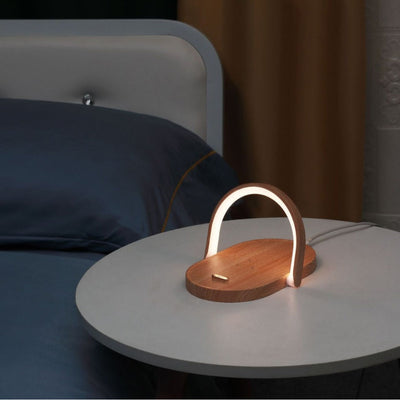 15W mobile phone wireless charger wireless charger multi-function wireless charger bedside lamp wireless charger night light - Korvel