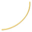 14k Two Tone Gold Reversible Omega Necklace - 4.0mm