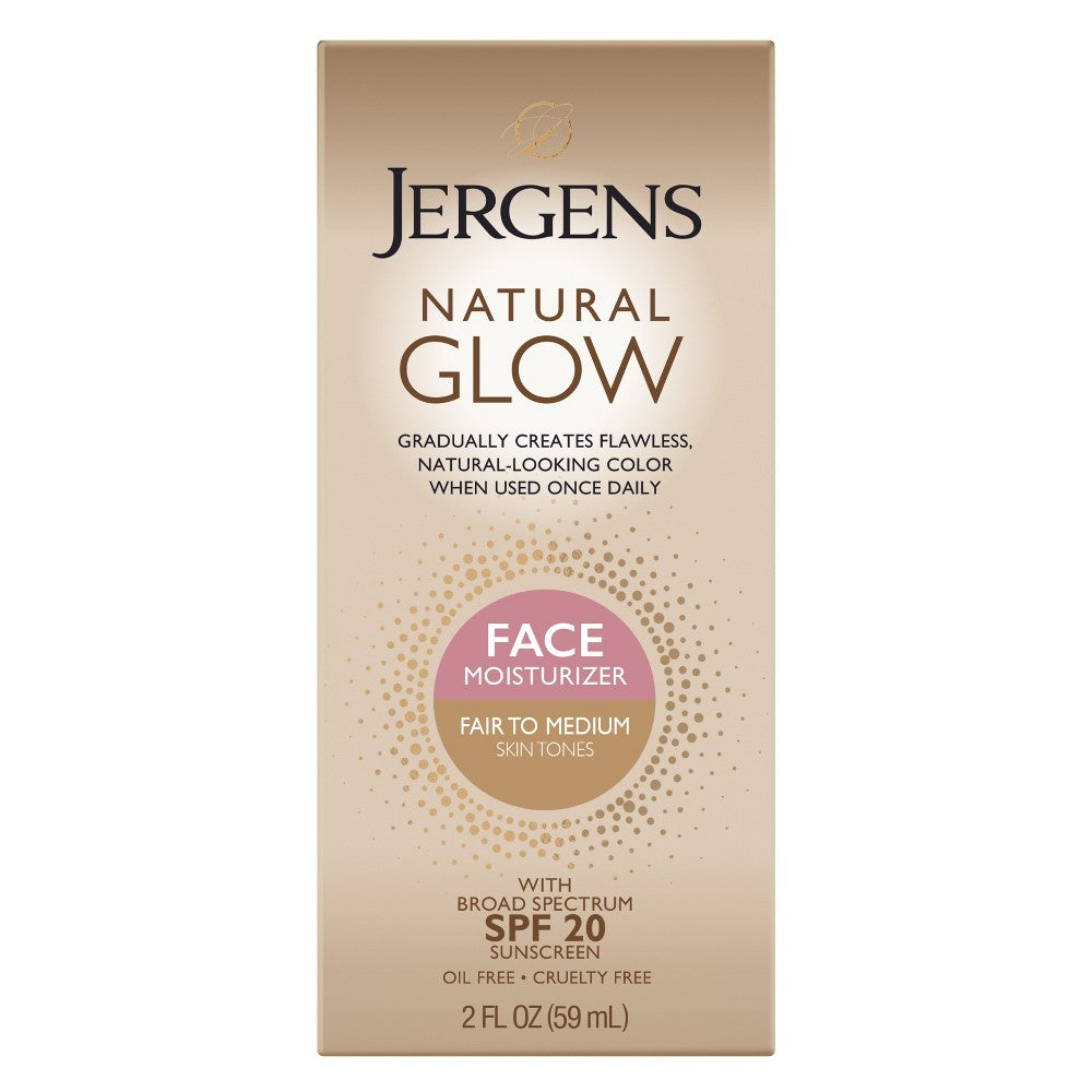 Jergens Natural Glow Face Daily Moisturizer SPF 20 - 2 Fl Oz