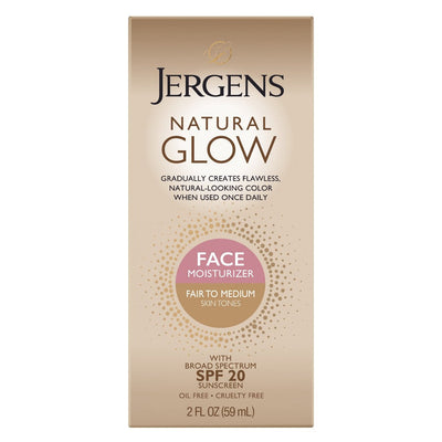 Jergens Natural Glow Face Daily Moisturizer SPF 20 - 2 Fl Oz