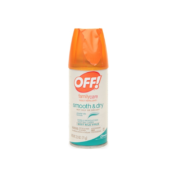 OFF! Family Care Smooth & Dry Repelente de Insectos, 2.5 oz Aerosol