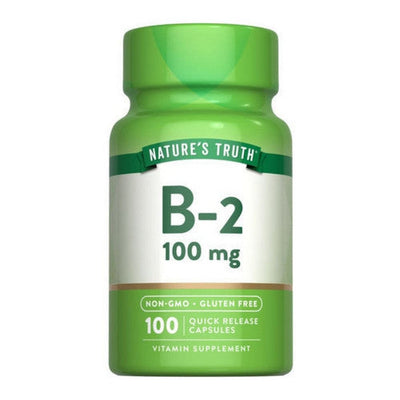 Vitamin B-2 de Nature's Truth, 100 mg - 100 Comprimés