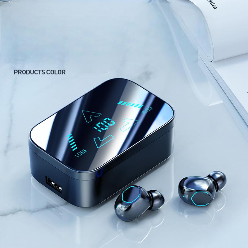 M48 Bluetooth earphones with ultra long battery life, high battery capacity, in ear digital display screen, rechargeable earphones 5.3 - Korvel