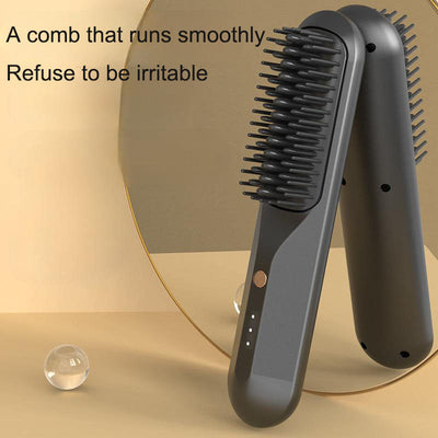 Household and business travel wireless portable electric heating small shape straightening comb - Korvel
