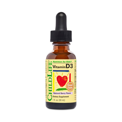 ChildLife® Essentials Vitamine D3 Liquide – Saveur Baie Naturelle