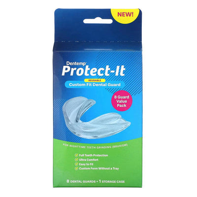 Gardes dentaires réutilisables sur mesure Dentemp Protect-It - 8 pièces