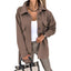 Chaqueta Elegante con Solapa y Cinturón para Mujeres - Abrigo Casual de Primavera Otoño