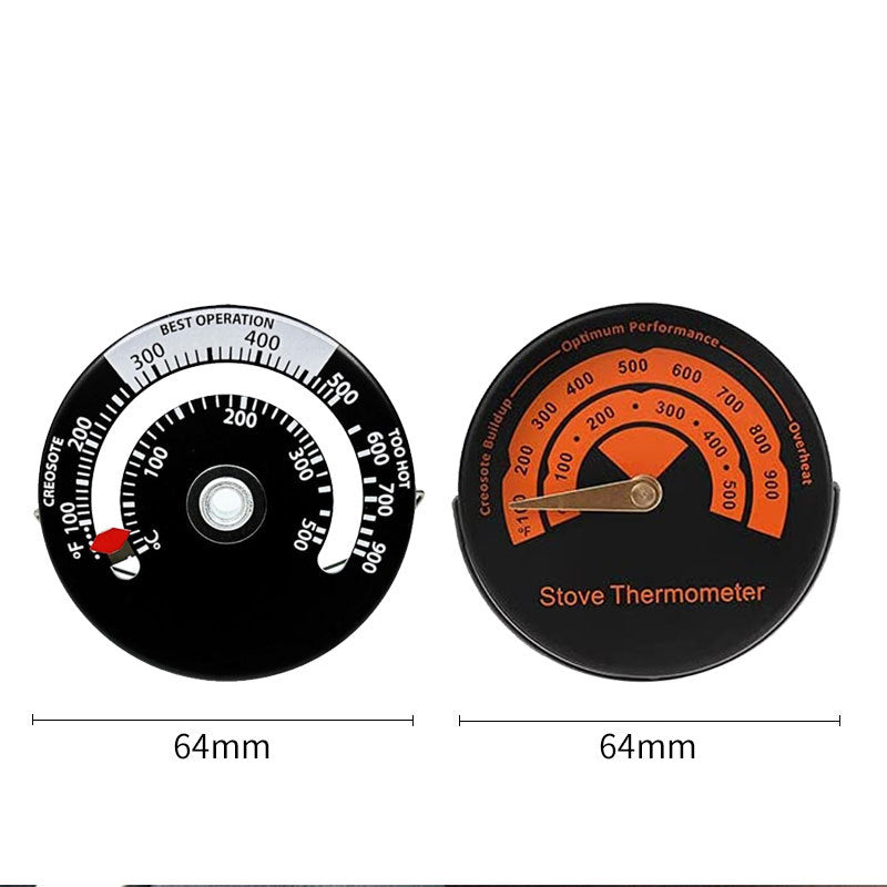 Thermal Power Fan Four Blade Wood Burning Stove Fan Ecological Fireplace Fan Wood Fireplace Thermal Fan/Fan Thermometer - Korvel