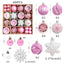 Christmas decoration 6cm electroplated ball plastic ball special-shaped painted Christmas ball gift Christmas tree pendant - Korvel