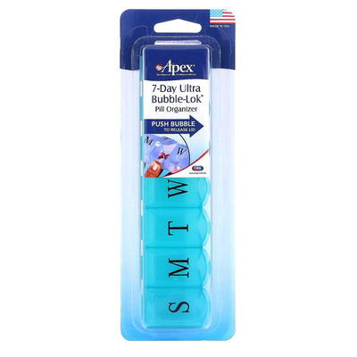 Organisateur de pilules Apex 7 jours Ultra Bubble Lock