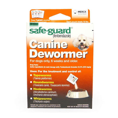 Merck Safeguard Canine Dewormer 1gm - Effective Pet Care