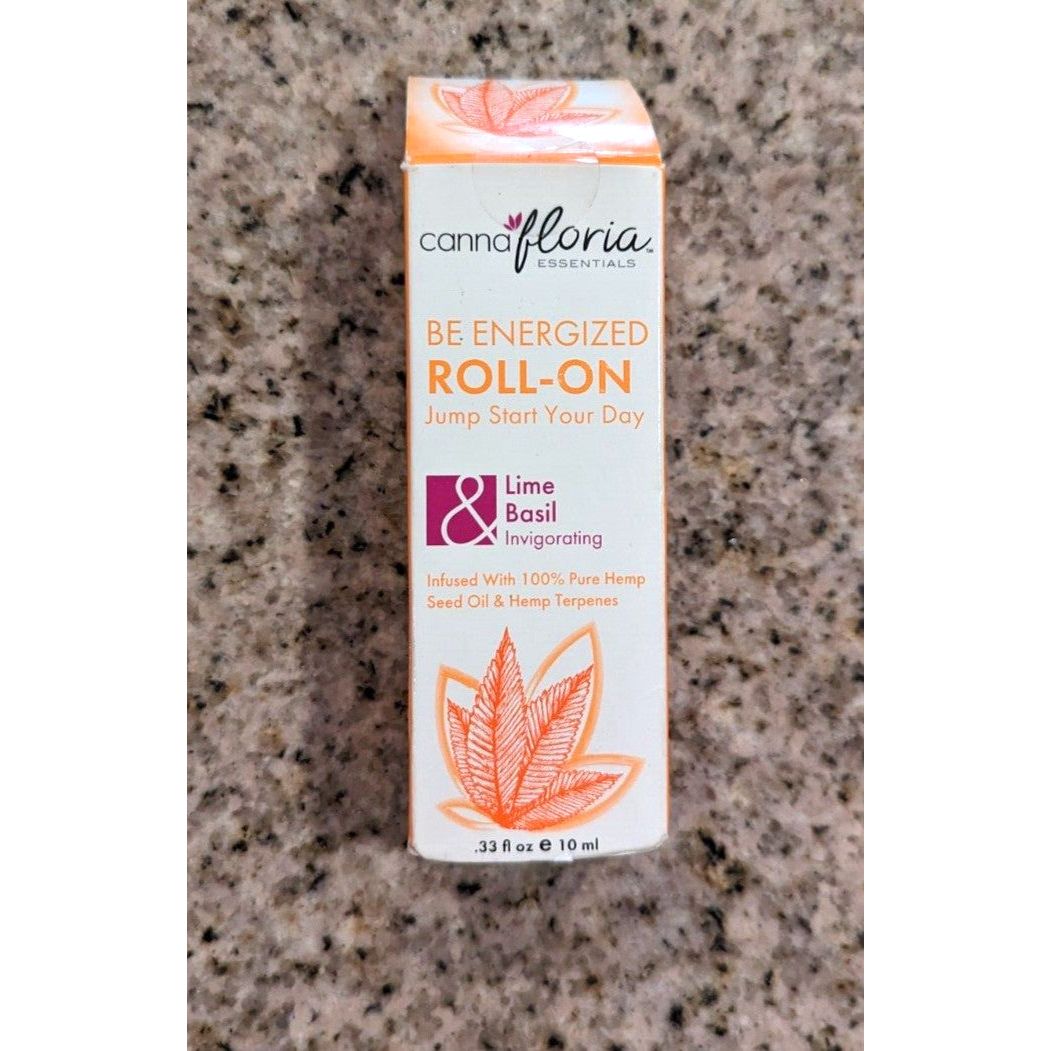 Cannafloria Essentials Be Energized Lime & Basil Scented Roll-On Oil