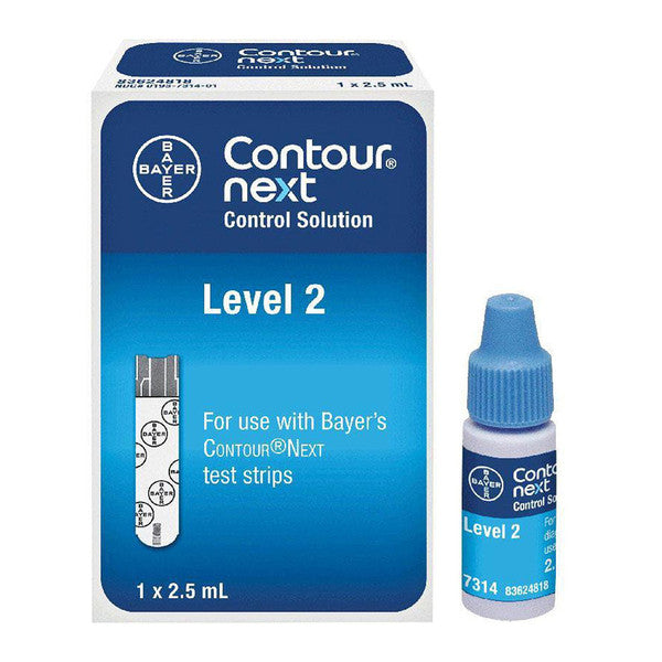 Solución de Control Contour Next 2.5 mL para Monitoreo de Glucosa en Sangre