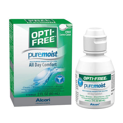 Opti-Free Puremoist Multi-Purpose Disinfection Solution 2 Fl Oz