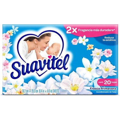 Suavitel Field Flowers Dryer Sheets - 20 Sheets
