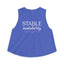 Stable Instability Epilepsy Awareness Crop Tank - Purple Ribbon