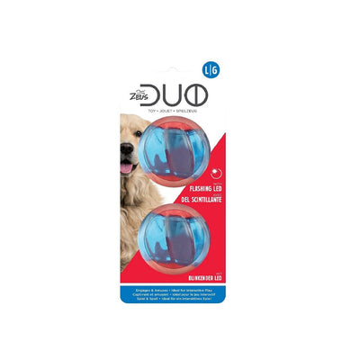 Zeus Duo Balls with LED - Interactive Dog Toys for Large Dogs