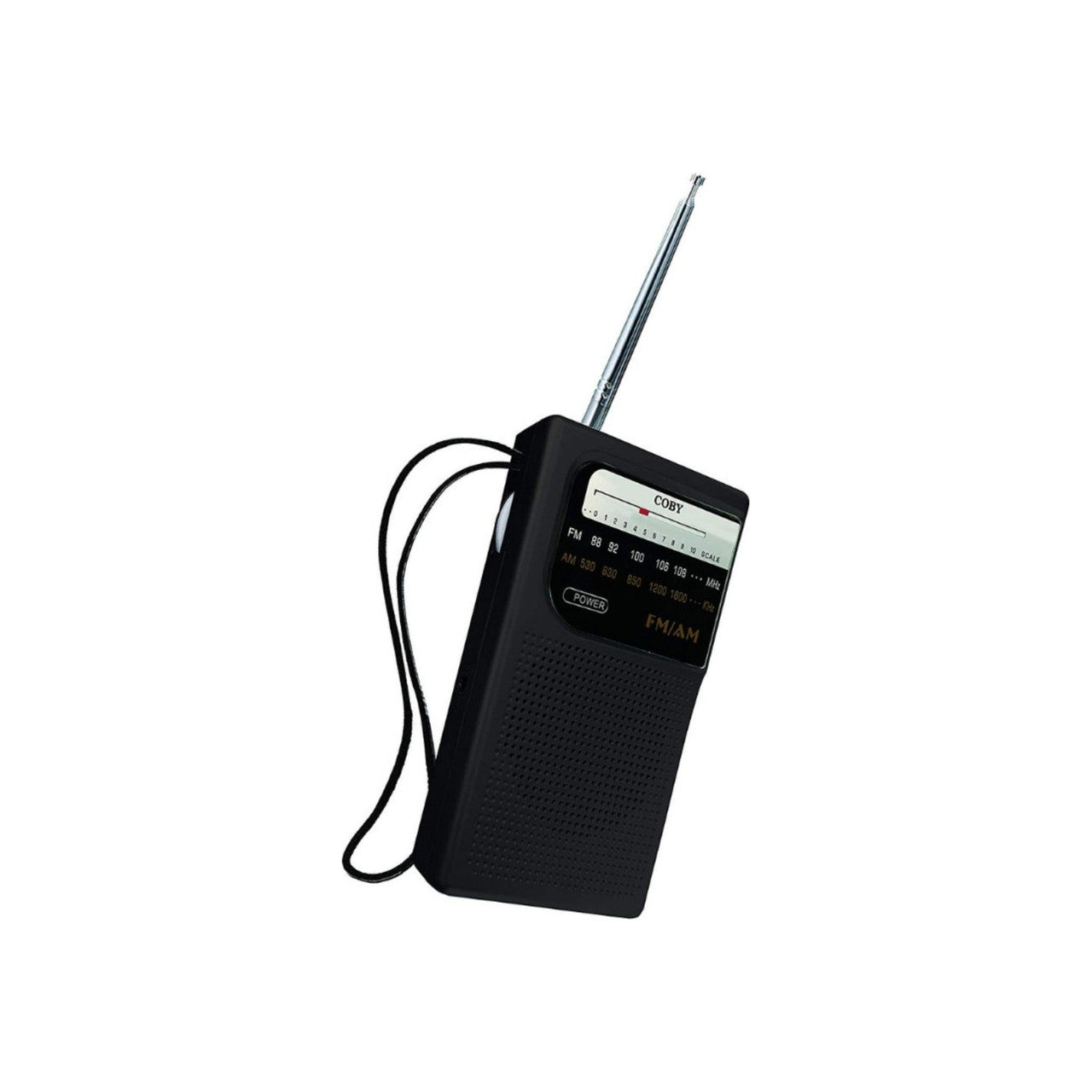 Radio Coby® Retro de Tamaño Pocket AM/FM – Ultra-Portátil