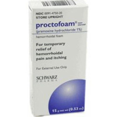 Proctofoam NS Hemorrhoidal Foam 1% - 15 Gm