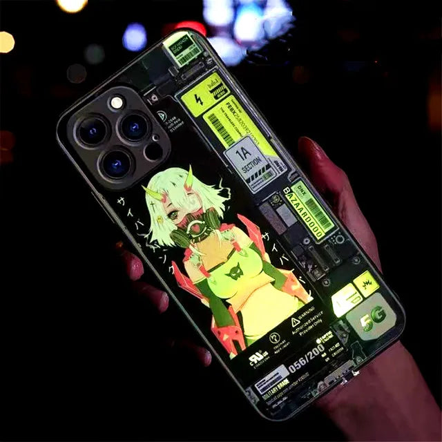 LED Flash Call Light Case For Samsung Galaxy S23 Ultra S22 21 Note 20 Ultra FE Selfie Light Cover for Samsung S21 S20 Plus Coque - Korvel