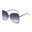 Lunettes de soleil surdimensionnées pour femmes de luxe - Accessoire de mode chic