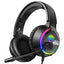 Head mounted gaming headset Soulbytes S19 wired RGB computer headset anchor gaming headset - Korvel
