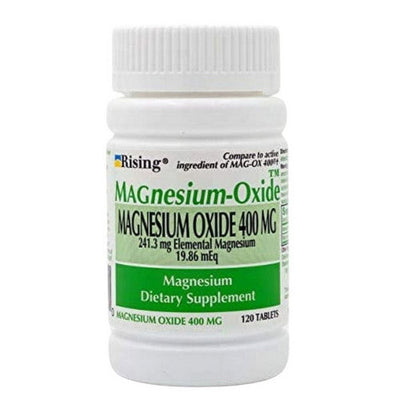 Premium Magnesium Oxide 400 Mg - 120 Capsules
