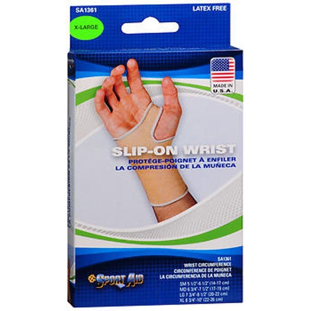 Attelle de poignet Sportaid® à enfiler – Support de compression (Taille XL)