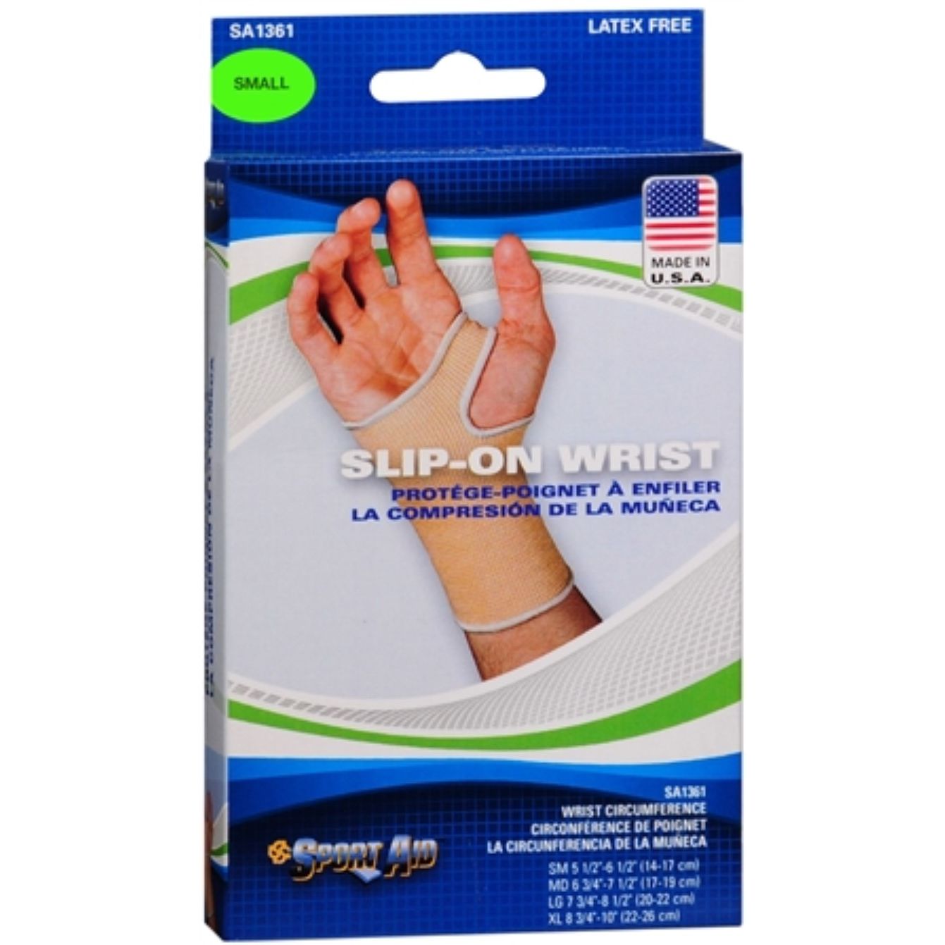 Sport Aid Slip-On Wrist Support - Small