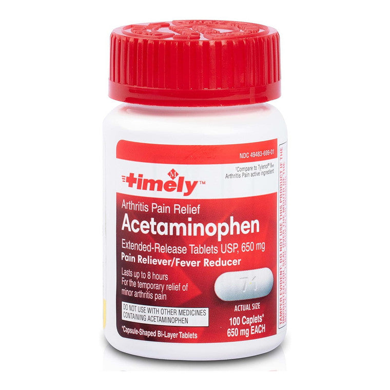 Time-Cap Labs Timely Acetaminophen 650 Mg - 100 Caplets