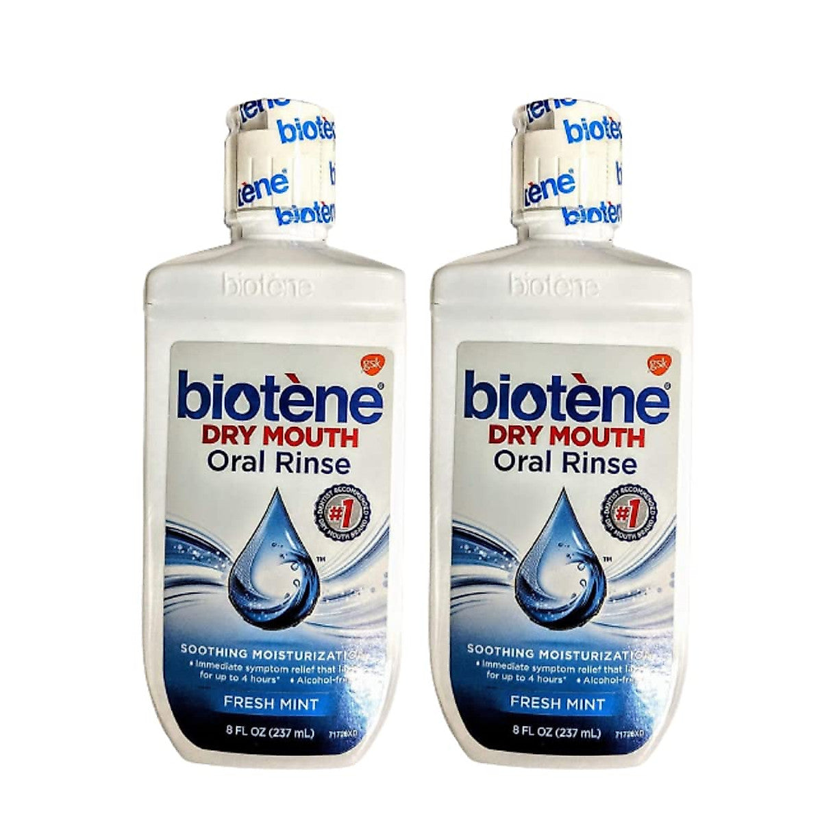 Rince-bouche Biotene pour la bouche sèche, menthe fraîche, 8 oz