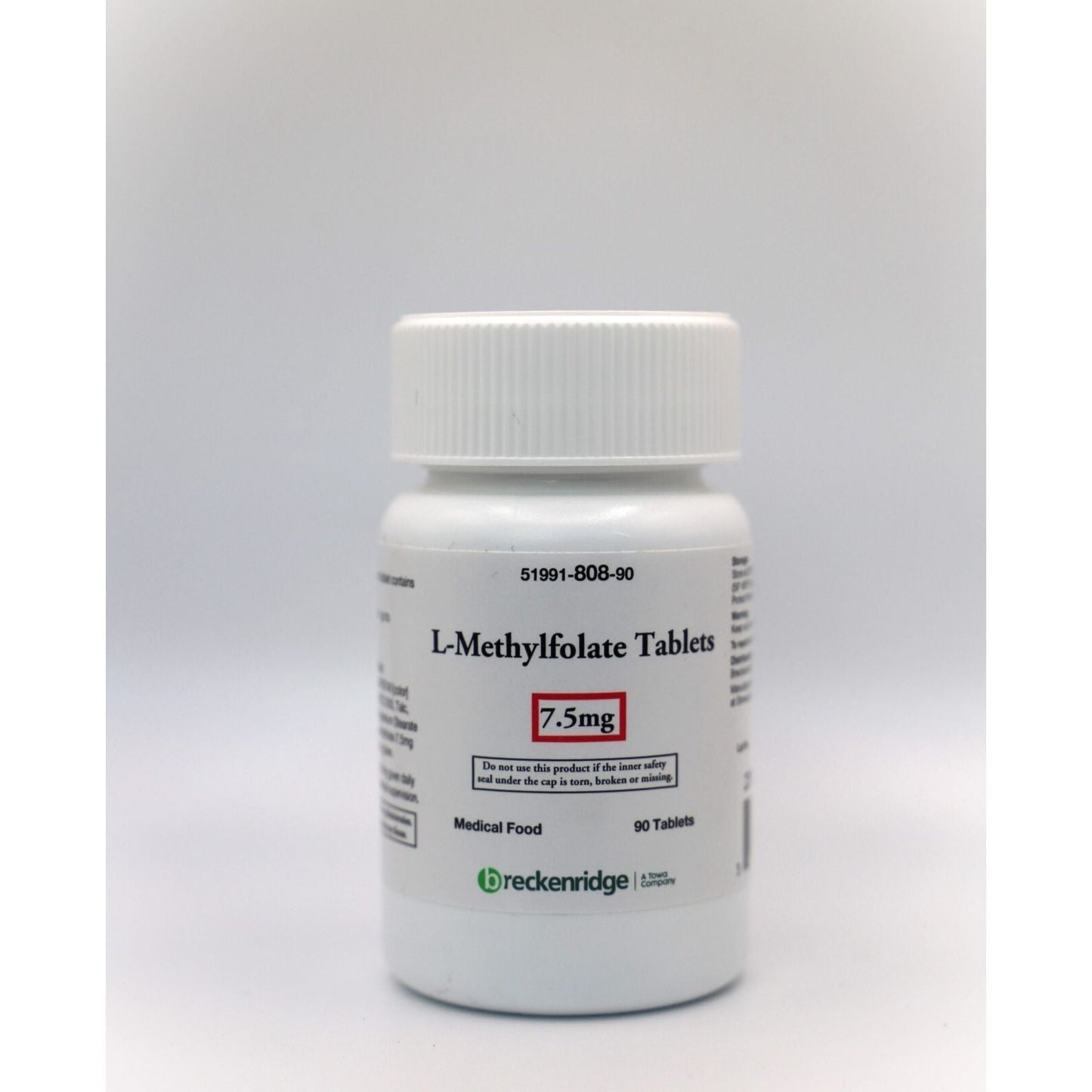 Capletas de L-Metilfolato 7.5mg - 30 Contenido